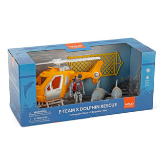 Wild Republic E-Team X Dolphin Box Set - 6" Games and Action Toys