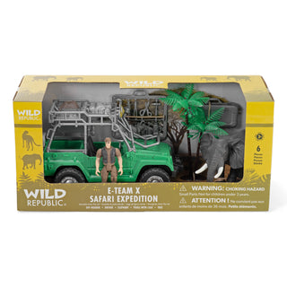 Wild Republic E-Team X African Safari Expedition Box Set - 6" Games and Action Toys