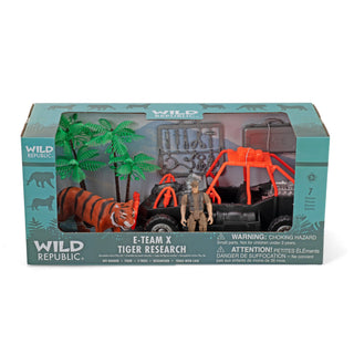 Wild Republic E-Team X Tiger Rescue Box Set - 6" Games and Action Toys