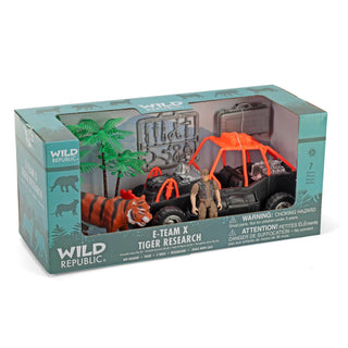 Wild Republic E-Team X Tiger Rescue Box Set - 6" Games and Action Toys