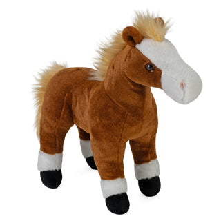   Wild Republic -  Brown Standing Horse Stuffed Animal - 12" Class  Stuffed Animals