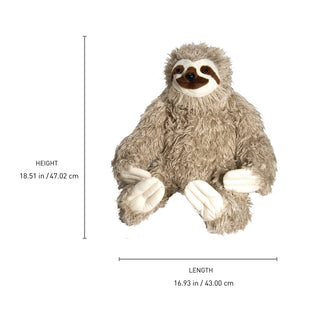 Wild Republic Cuddlekins Jumbo Sloth Stuffed Animal - 30" Stuffed Animals