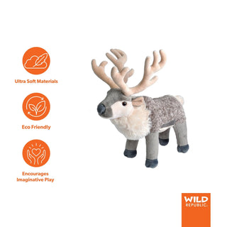 Wild Republic Cuddlekins Reindeer Stuffed Animal - 12" Stuffed Animals