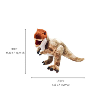 Wild Republic Dinosauria T-Rex Stuffed Animal - 17" Stuffed Animals