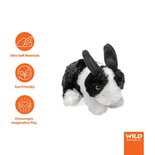 Wild Republic Hug'ems Dutch Bunny Stuffed Animal - 7" Stuffed Animals