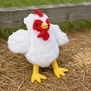 Wild Republic Hug'ems Chicken Stuffed Animal - 7" Stuffed Animals
