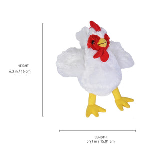 Wild Republic Hug'ems Chicken Stuffed Animal - 7" Stuffed Animals