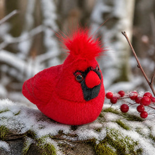 Wild Republic Audubon Birds Northern Cardinal Stuffed Animal - 5.5" Stuffed Animals