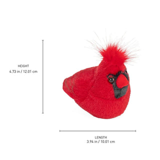 Wild Republic Audubon Birds Northern Cardinal Stuffed Animal - 5.5" Stuffed Animals