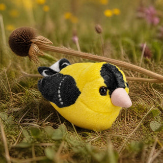 Wild Republic Audubon Birds American Goldfinch Stuffed Animal - 5.5" Stuffed Animals