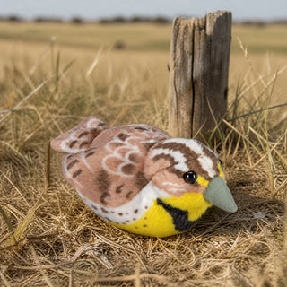 Wild Republic Audubon Birds Western Meadowlark Stuffed Animal - 5.5" Stuffed Animals