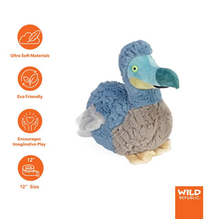 Wild Republic Cuddlekins Dodo Stuffed Animal - 12" Stuffed Animals