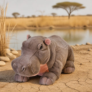 Wild Republic Cuddlekins Jumbo Hippo Stuffed Animal - 30" Stuffed Animals