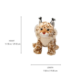 Wild Republic Cuddlekins Bobcat Stuffed Animal - 12" Stuffed Animals
