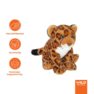 Wild Republic Cuddlekins Jaguar Cub Stuffed Animal - 12" Stuffed Animals