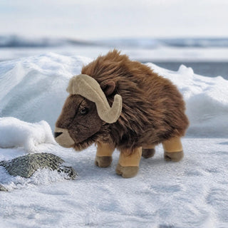 Wild Republic Cuddlekins Musk Ox Stuffed Animal - 12" Stuffed Animals