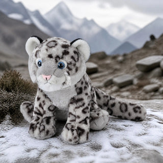 Wild Republic Cuddlekins Snow Leopard Cub Stuffed Animal - 12" Stuffed Animals
