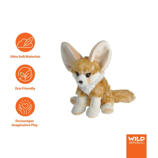 Wild Republic Cuddlekins Mini Fennec Fox Stuffed Animal - 8" Stuffed Animals