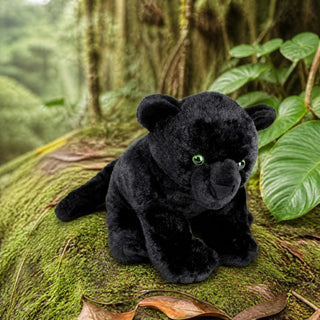 Wild Republic Cuddlekins Black Jaguar Stuffed Animal - 12" Stuffed Animals