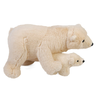   Wild Republic -  Polar Bear - Mom & Baby 12"  Stuffed Animals