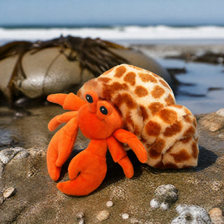 Wild Republic Hug'ems Hermit Crab Stuffed Animal - 7" Stuffed Animals