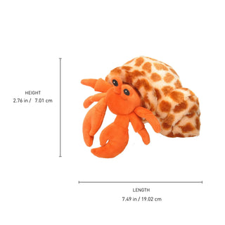 Wild Republic Hug'ems Hermit Crab Stuffed Animal - 7" Stuffed Animals