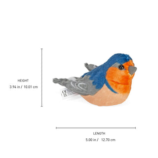 Wild Republic Audubon Birds Barn Swallow Stuffed Animal - 5.5" Stuffed Animals
