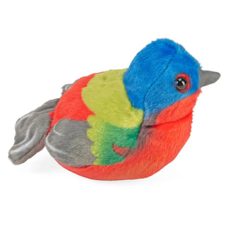   Wild Republic -  Audubon II Painted Bunting Stuffed Animal with Sound - 5"  Stuffed Animals