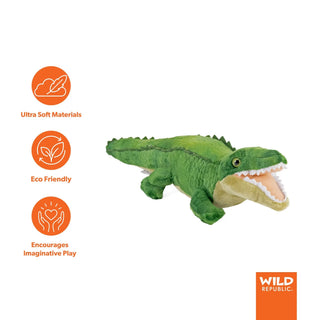 Wild Republic Cuddlekins Mini Alligator Stuffed Animal - 8" Stuffed Animals
