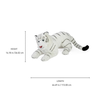 Wild Republic Cuddlekins Jumbo White Tiger Stuffed Animal - 30" Stuffed Animals