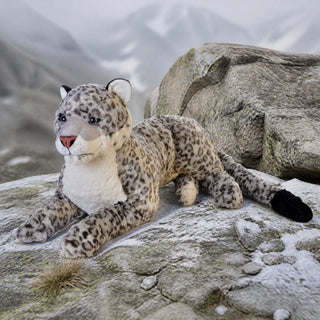 Wild Republic Cuddlekins Jumbo Snow Leopard Stuffed Animal - 30" Stuffed Animals