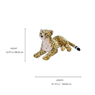 Wild Republic Cuddlekins Jumbo Cheetah Stuffed Animal - 30" Stuffed Animals