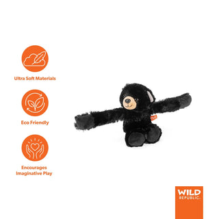 Wild Republic Huggers Black Bear Stuffed Animal - 8" Stuffed Animals