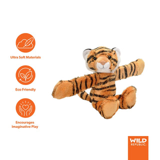 Wild Republic Huggers Tiger Stuffed Animal - 8" Stuffed Animals