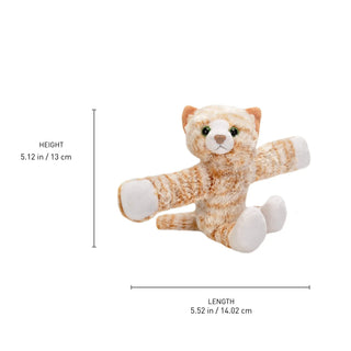 Wild Republic Huggers Orange Tabby Cat Stuffed Animal - 8" Stuffed Animals
