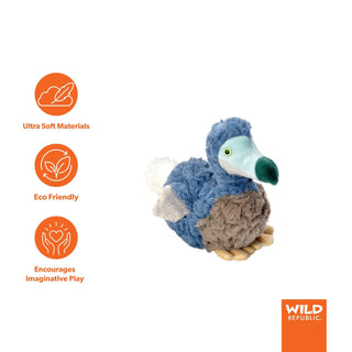 Wild Republic Cuddlekins Mini Dodo Stuffed Animal - 8" Stuffed Animals