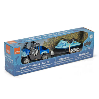 Wild Republic Truck With Trailer Aquatic Action Toy Set - 5" Games and Action Toys