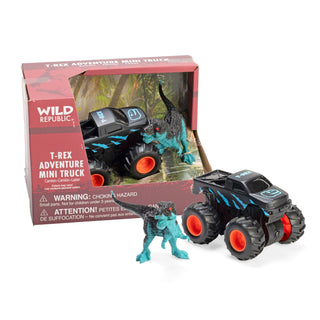   Wild Republic -  Mini Truck and T-Rex Adventure Set  Games and Action Toys