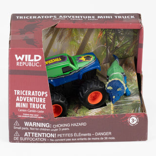   Wild Republic -  Mini Truck and Triceratops Adventure Set  Games and Action Toys