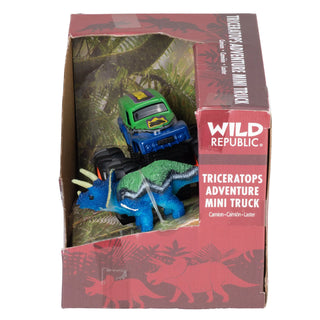  Wild Republic -  Mini Truck and Triceratops Adventure Set  Games and Action Toys