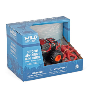 Wild Republic Mini Truck and Octopus Adventure Set Games and Action Toys