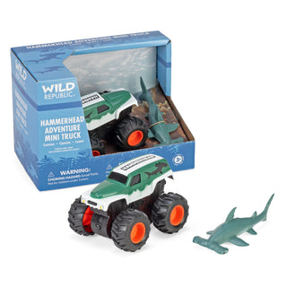   Wild Republic -  Mini Truck and Hammerhead Adventure Set  Games and Action Toys