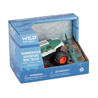   Wild Republic -  Mini Truck and Hammerhead Adventure Set  Games and Action Toys