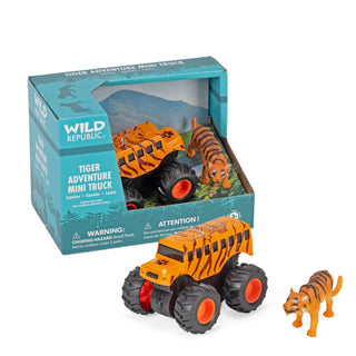   Wild Republic -  Mini Truck and Tiger Adventure Set  Games and Action Toys