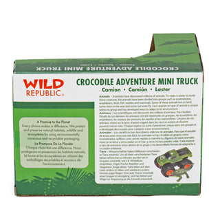   Wild Republic -  Mini Truck and Crocodile Adventure Set  Games and Action Toys