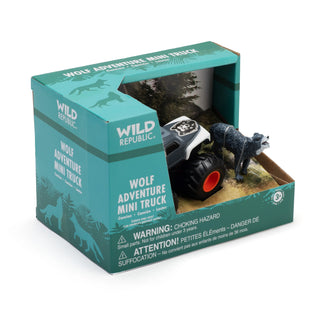   Wild Republic -  Mini Truck and Wolf Adventure Set  Games and Action Toys
