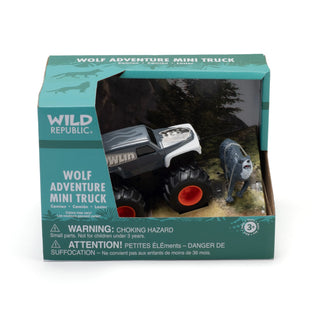   Wild Republic -  Mini Truck and Wolf Adventure Set  Games and Action Toys