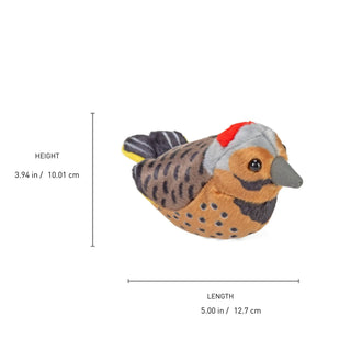 Wild Republic Audubon Birds Northern Flicker Stuffed Animal - 5.5" Stuffed Animals