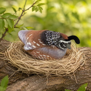 Wild Republic Audubon Birds California Quail Stuffed Animal - 5.5" Stuffed Animals