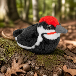 Wild Republic Audubon Birds Pileated Woodpecker Stuffed Animal - 5.5" Stuffed Animals